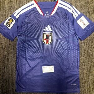 Japan Home 2026 World Cup Jersey | Size Medium | World Cup Badges
